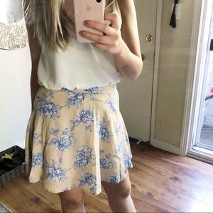 Blush Floral Skirt